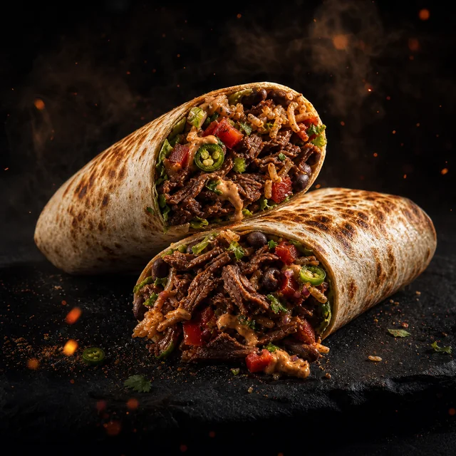 BURRITOS menu background